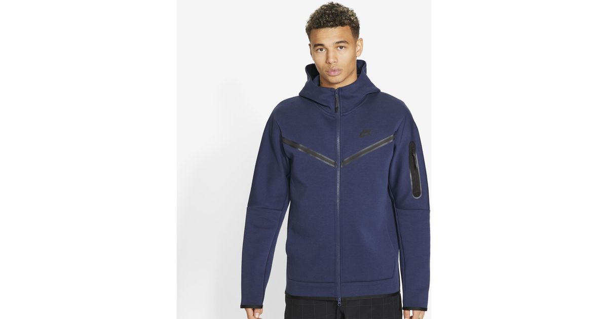 nike tech fleece pant midnight navy