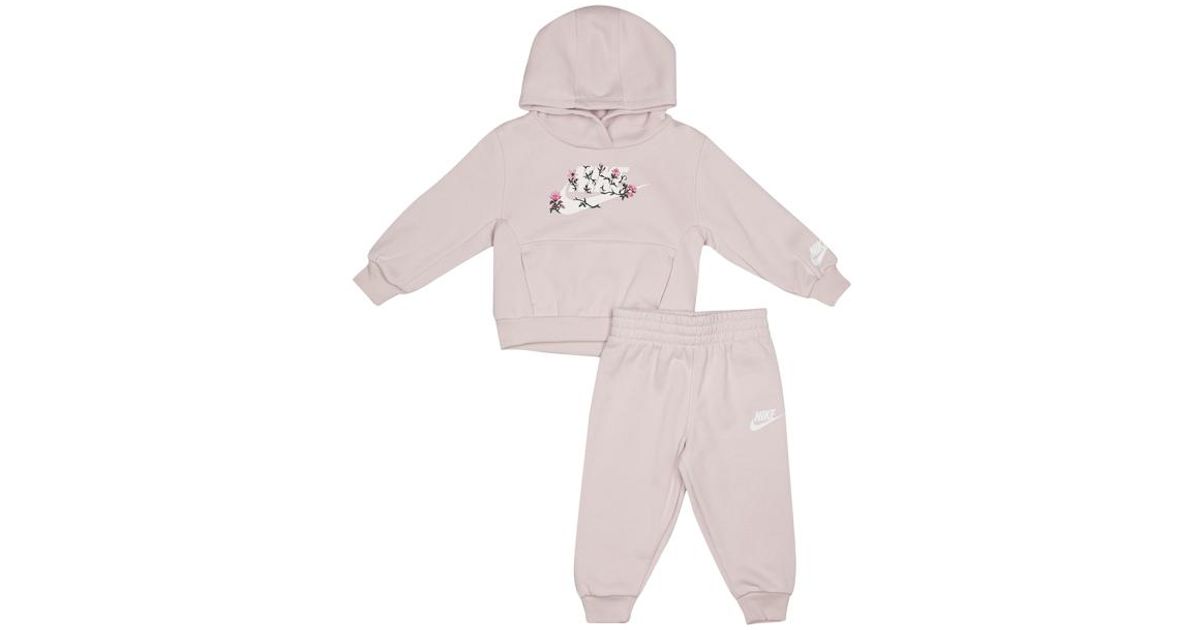 floral embroidered tracksuit