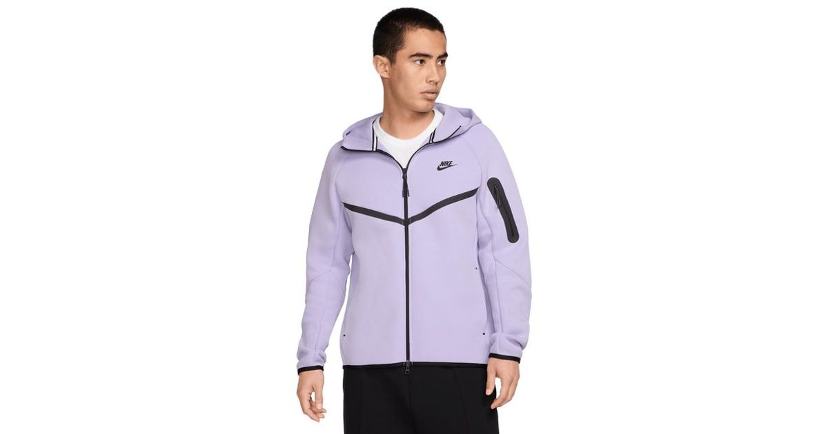 nike fleece hoodie purple