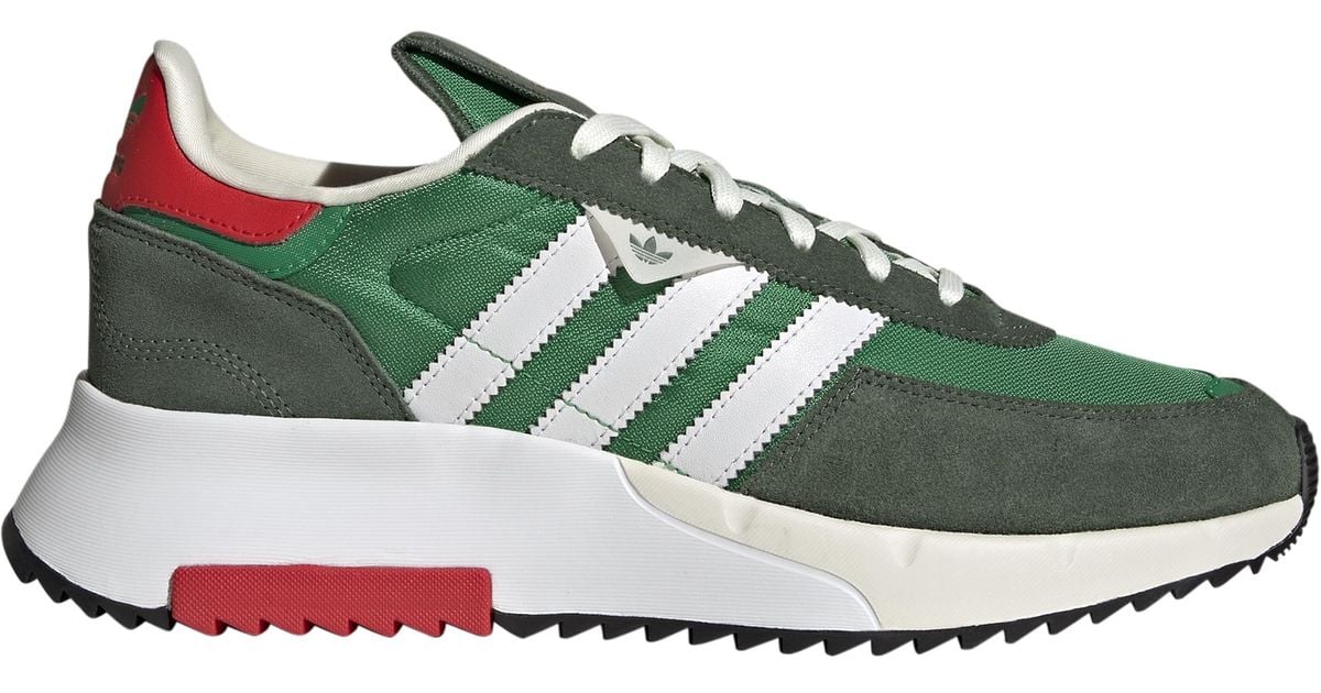 adidas Suede Retropy F2 - Shoes in Green/White/Red (Green) for Men | Lyst