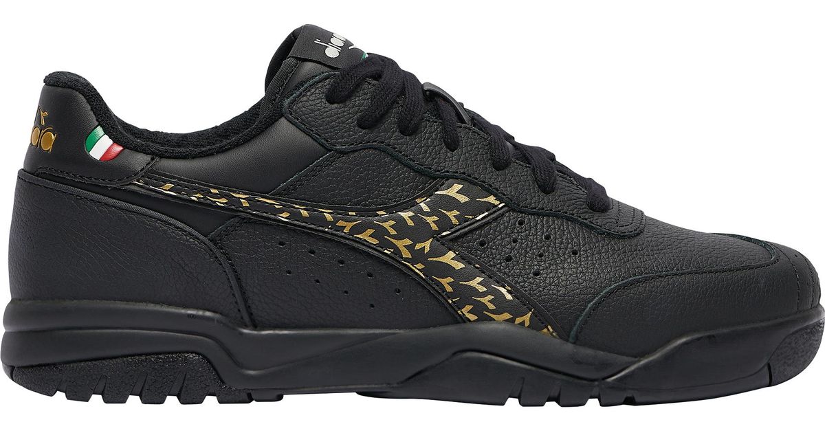 Diadora Leather Maverick H.o.c. Running Shoes in Black for Men Lyst