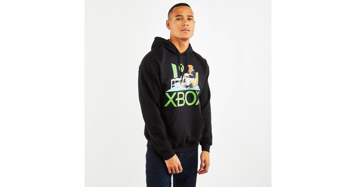 Chinatown Market Cotton Xbox Bear Hoodie in Black/Green (Black) for Men | Lyst