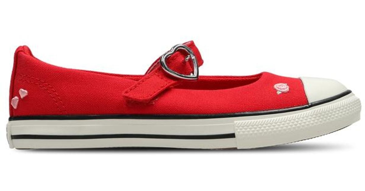 Converse Ctas Dainty Mary Jane Low Shoes in Red Lyst UK