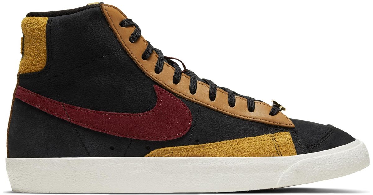 Nike Blazer Mid '77 W in Black / Red (Black) - Lyst