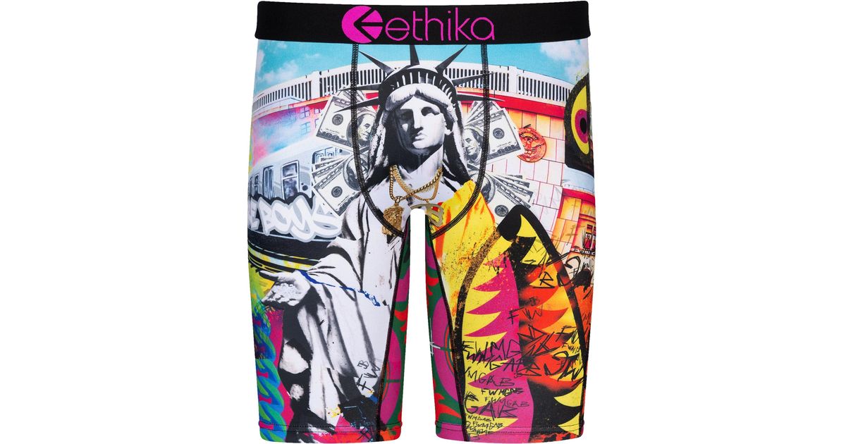 Ethika Synthetic Graphic Brief for Men Lyst