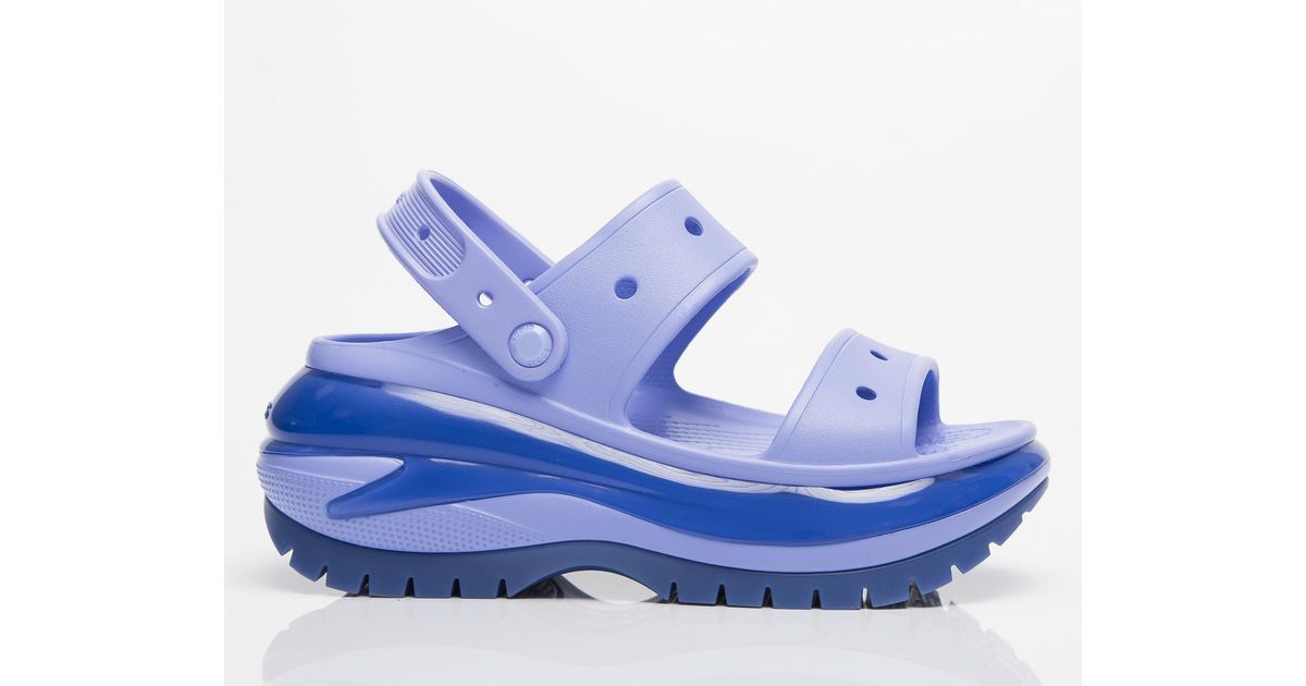 Crocs™ Classic Mega Crush Sandal in Blue | Lyst