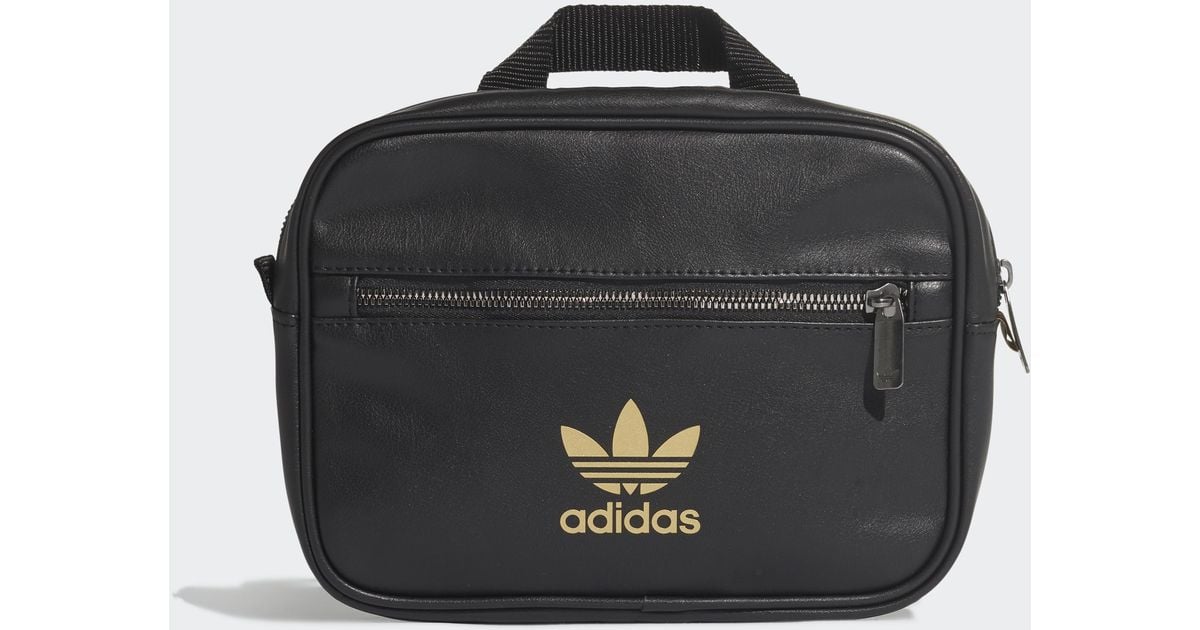 adidas Originals Mini Airliner Backpack in Black | Lyst