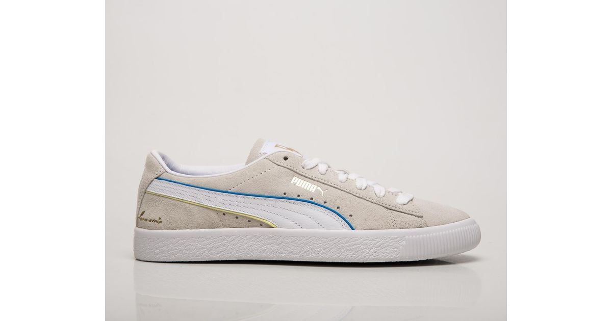 Tenis Puma Rudolf Dassler Legacy Suede Mid VTG Laundry Blanco Y Azul  Marino, Estilo Vintage