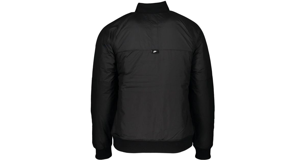 Nike Sportswear Therma-fit Legacy Reversible Bomber Jacket in Black for ...