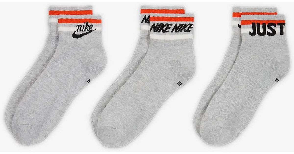 Nike Everyday Essential Socks (3 Pairs) for Men | Lyst UK