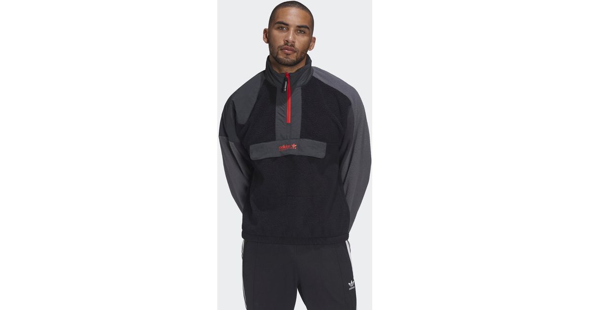 adidas Originals Adventure Squamish 93 Track Top in Black for Men | Lyst UK