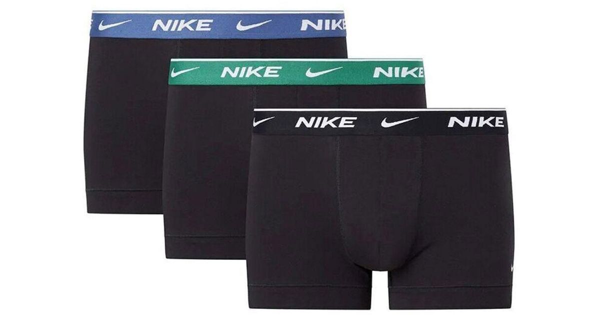 Nike Dri-fit Everyday Cotton Stretch Trunk (3 Pack) for Men | Lyst