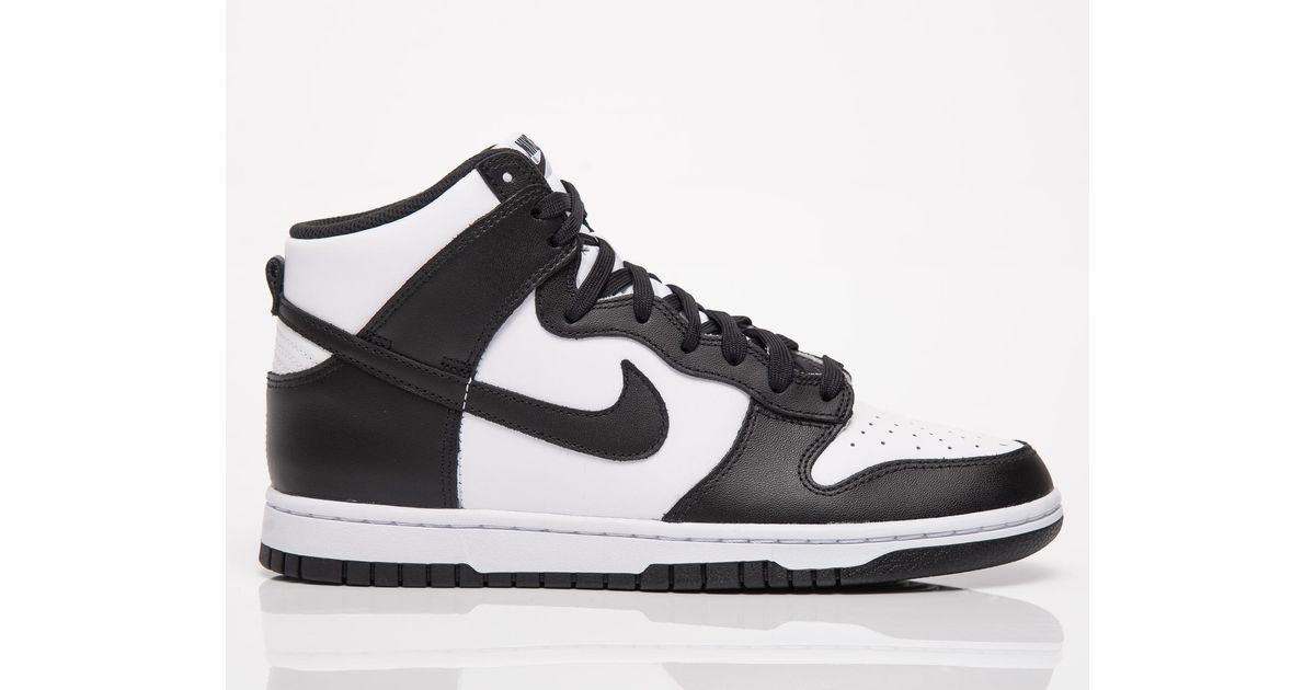 dunk retro black white high