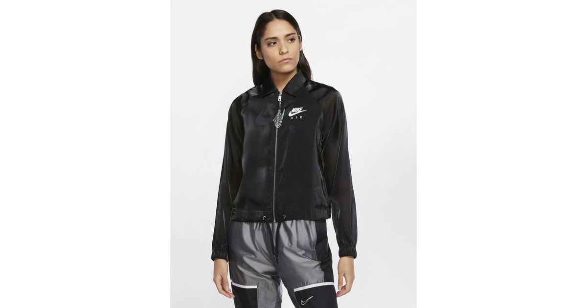 nike air women's coach jacket
