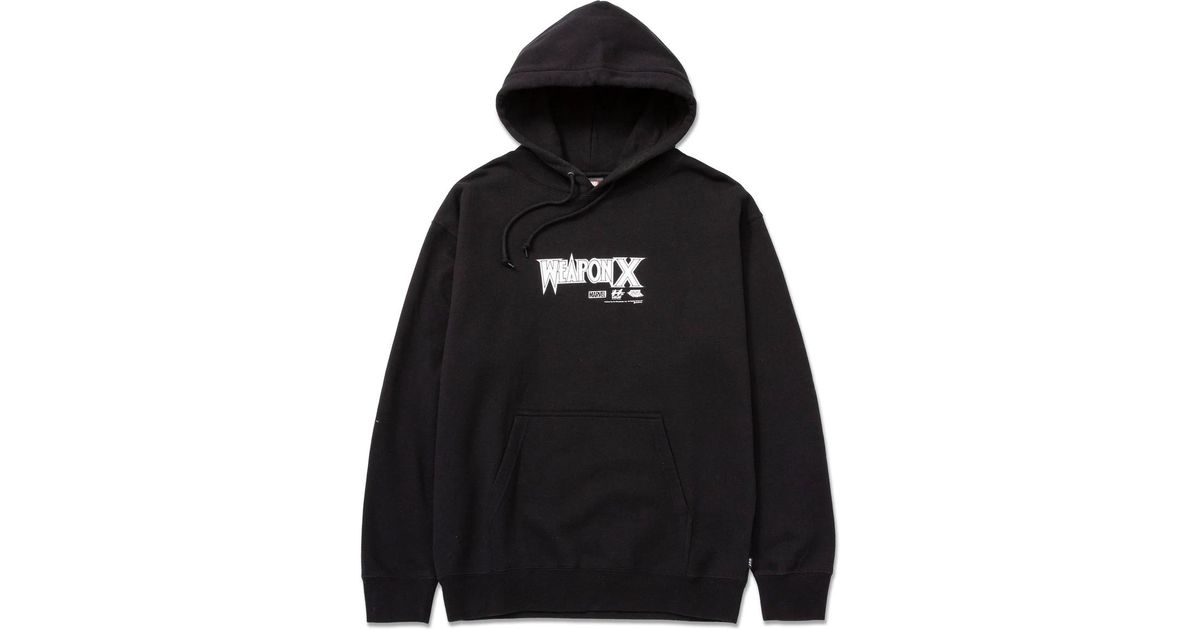 Huf X Marvel Weapon X Pullover Hoodie in Black for Men | Lyst