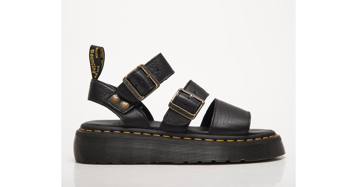 gryphon quad sandals black