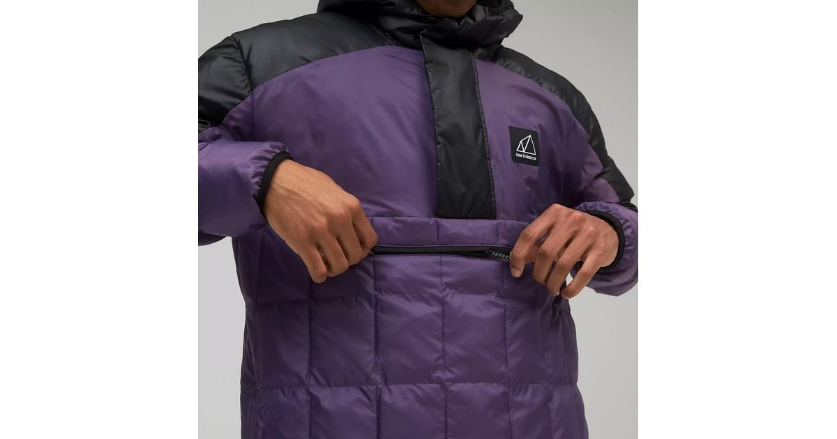 New Balance All Terrain Iridescent Puffer Jacket in Purple for Men Lyst