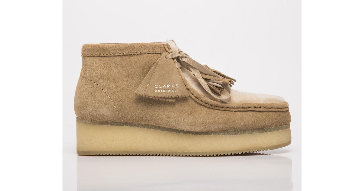 clarks originals wallabee wedge