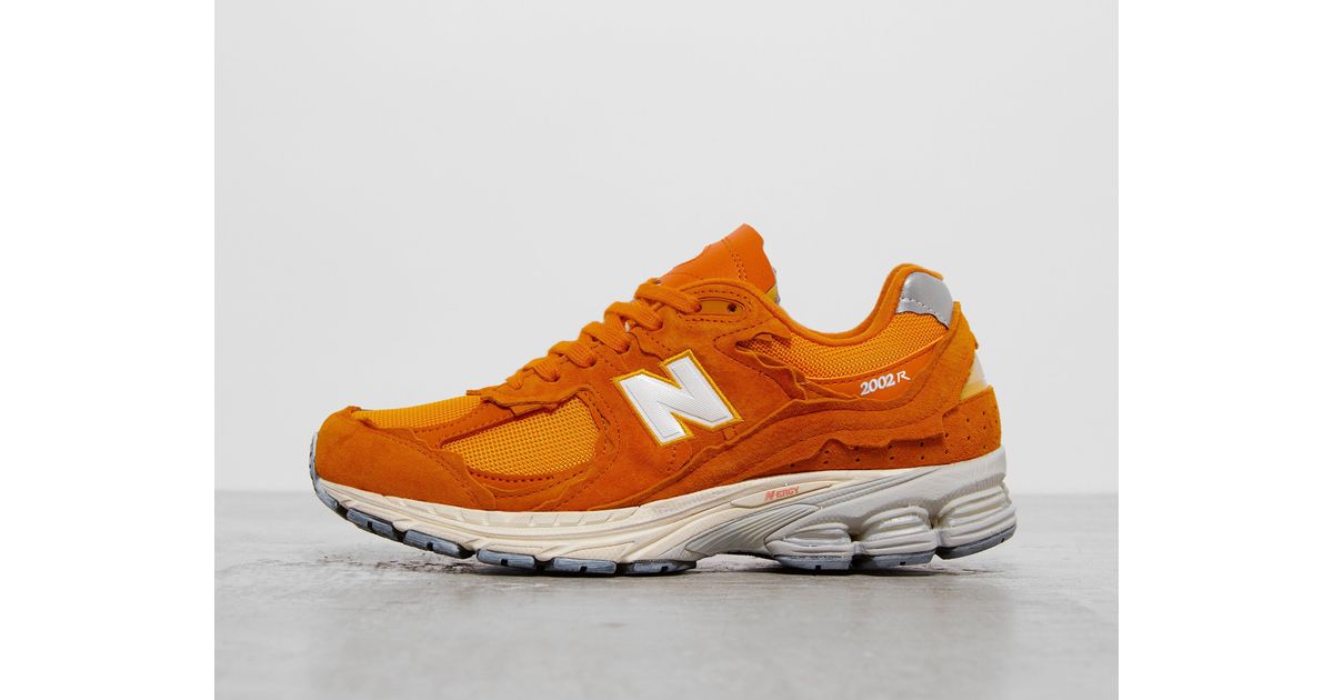 New Balance 2002r Distressed Orange, Orange in Grey Lyst UK