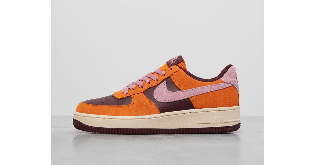 womens orange air force 1