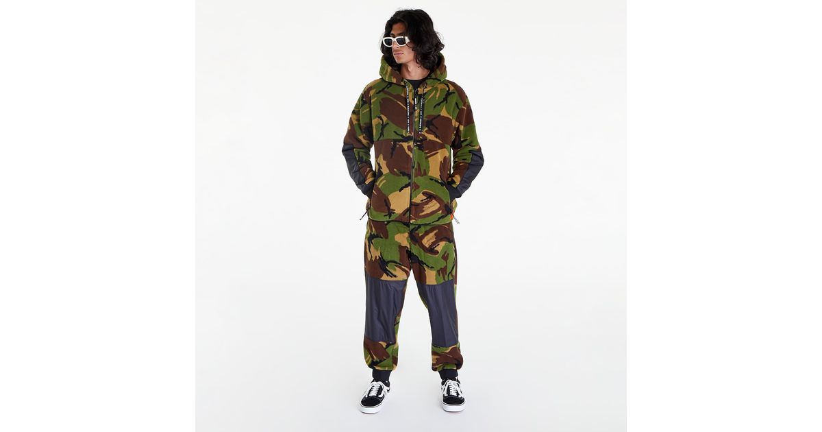 Vans X Raeburn Fleece Jacket Camo in Green for Men Lyst