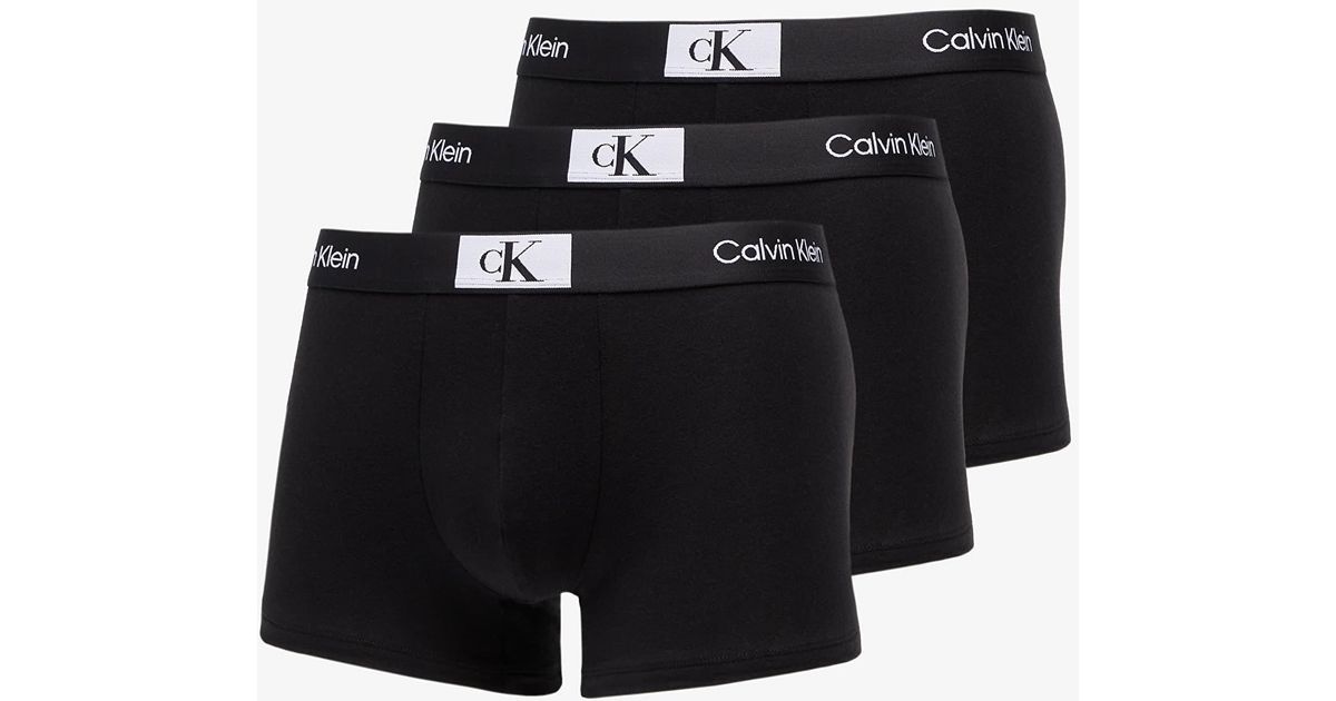 Calvin Klein Cotton Stretch Trunk, 3-Pack - Underwear