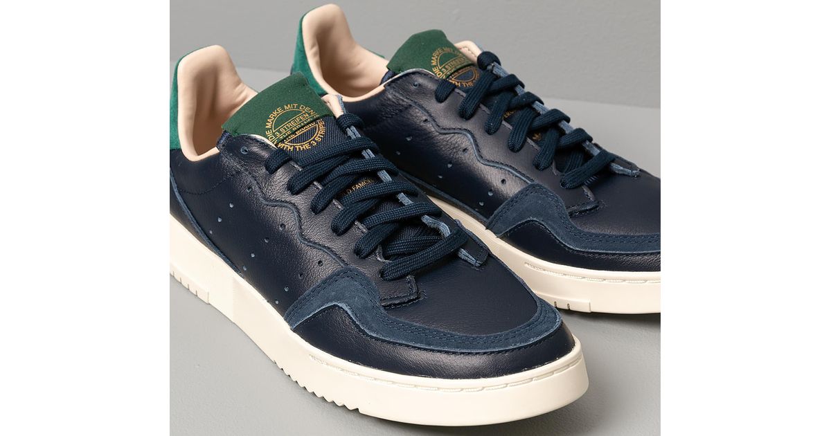 adidas Originals Adidas Supercourt Collegiate Navy/ Collegiate Navy/ Core  Green in Blue for Men | Lyst