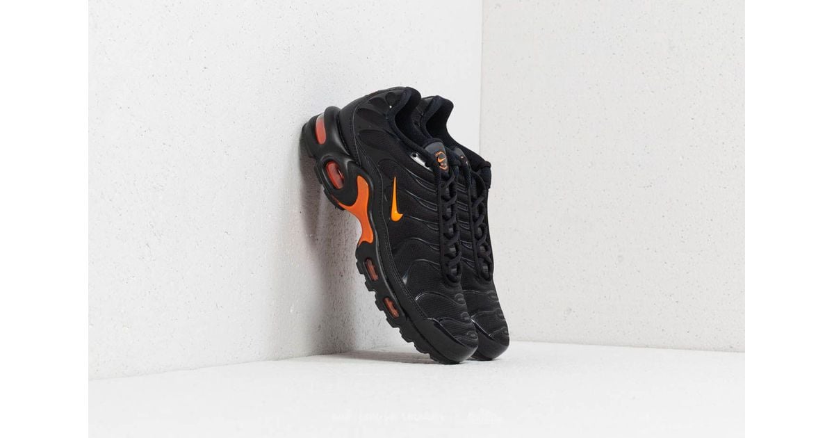 nike tn black and orange