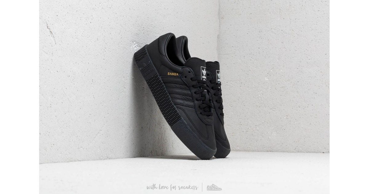adidas sambarose white black