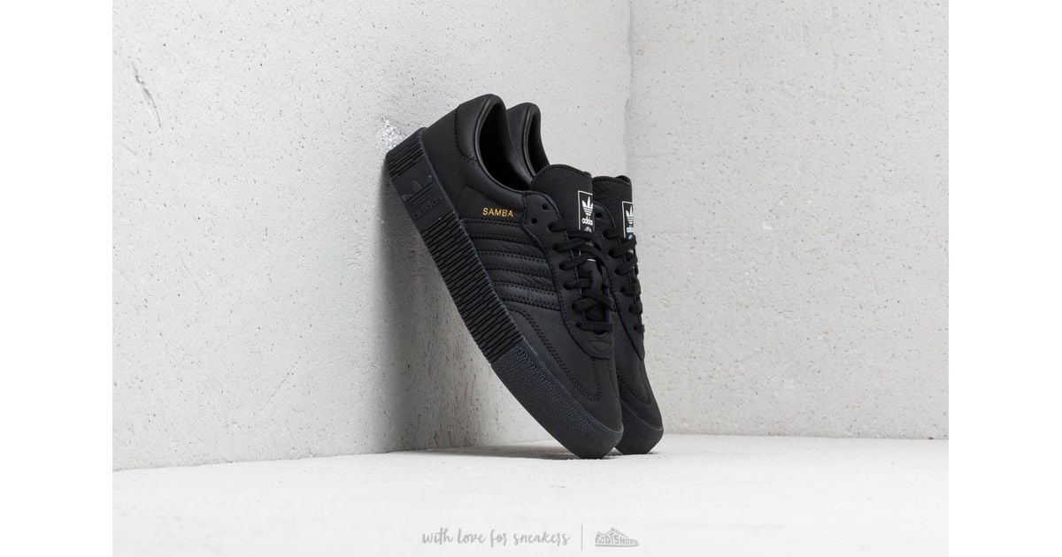 adidas black sambarose