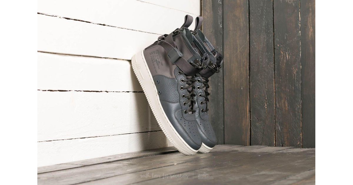 air force 1 mid dark grey