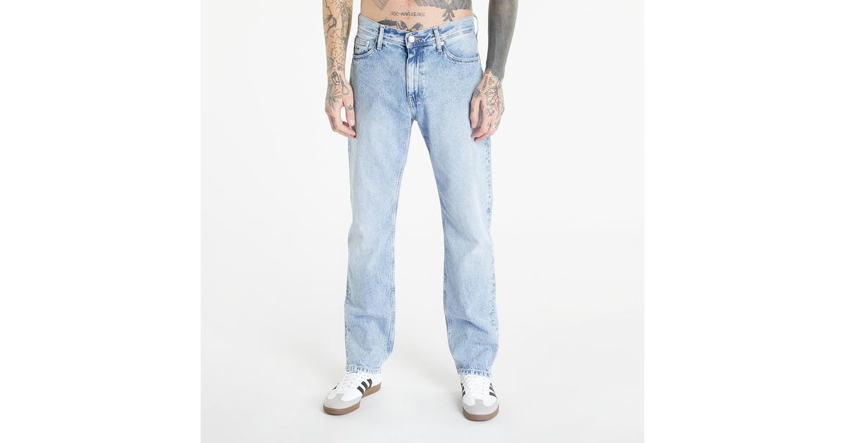 Tommy Hilfiger Ethan Relaxed Straight Jeans Denim in Blue for Men | Lyst