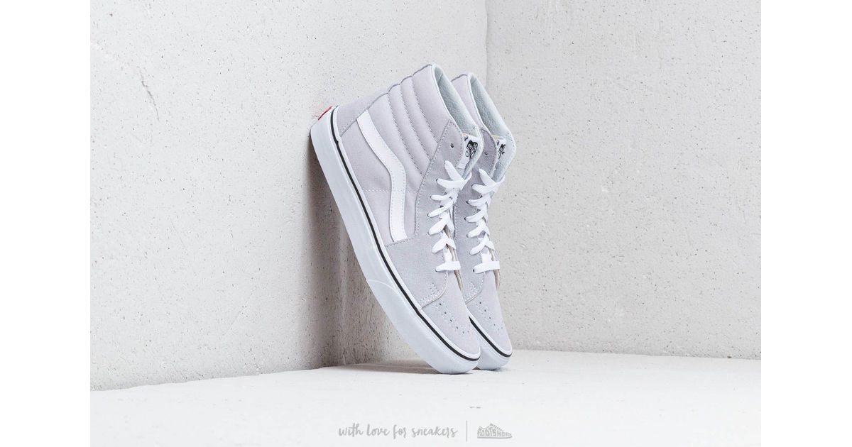grey dawn true white vans