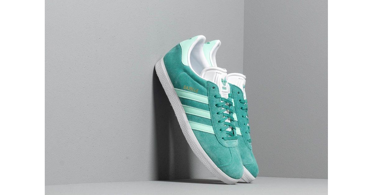 adidas Originals Suede Adidas Gazelle True Green/ Clear Mint/ Ftw White for  Men - Lyst