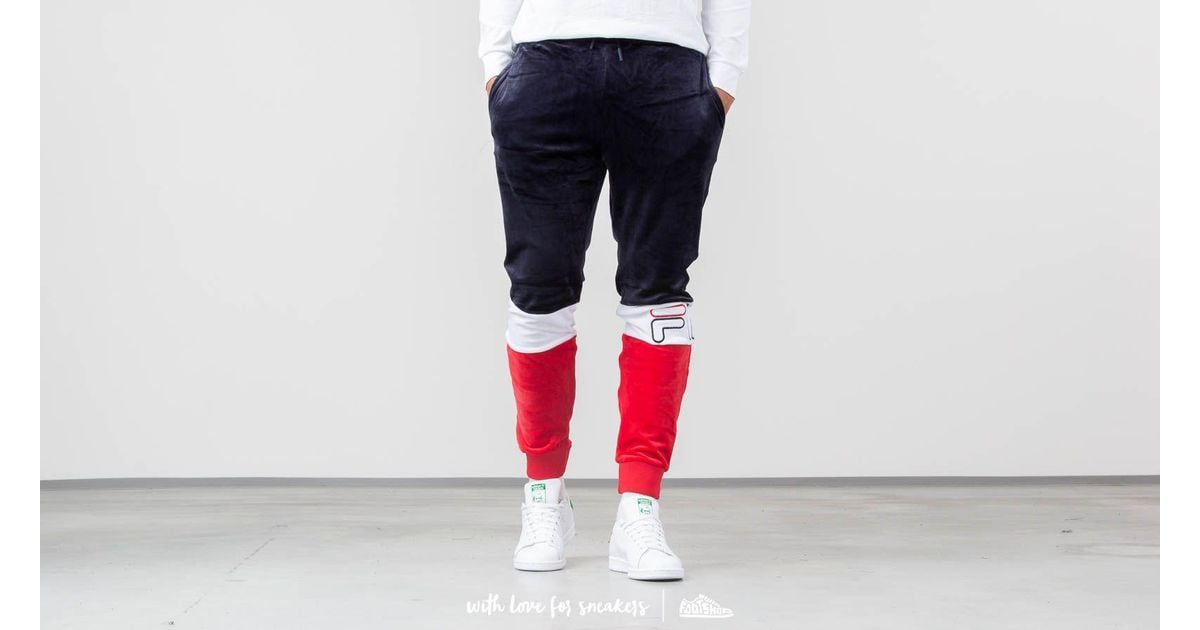 fila kaiden velour track pants