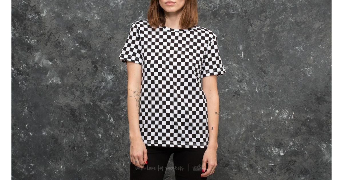 vans checkerboard tee