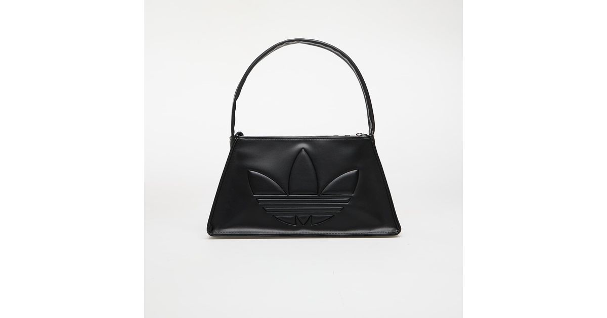 adidas Originals Bag Adidas Outline Trefoil Shoulder Bag in Black
