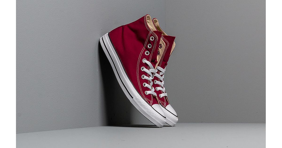 converse all star maroon red