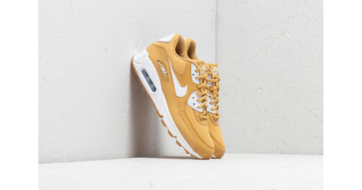 Nike Leather Wmns Air Max 90 Wheat Gold 