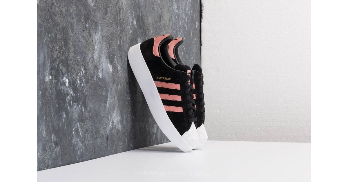 adidas superstar black pink