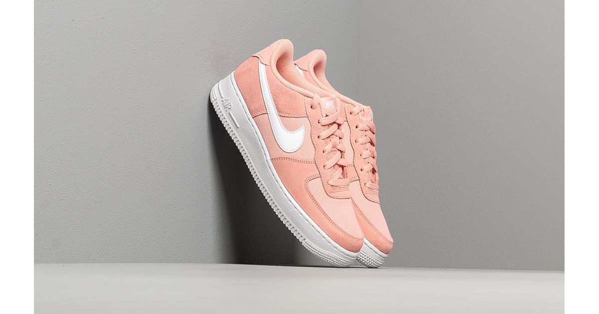 Nike Air Force 1 Pe (gs) Coral Stardust/ White in Blue - Lyst