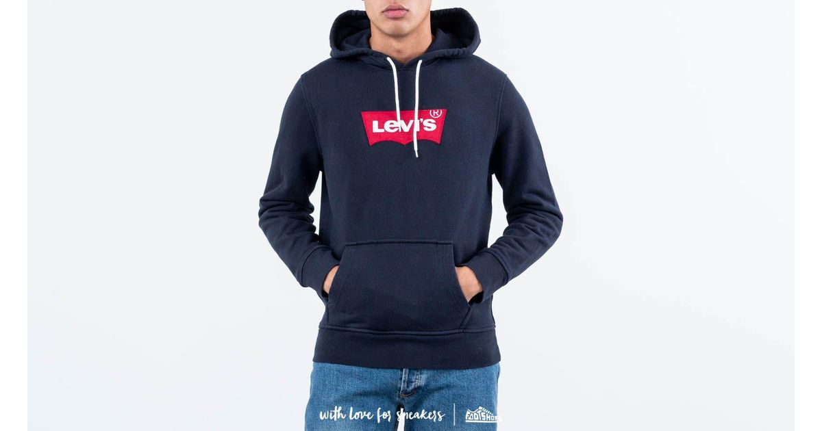 levis navy hoodie