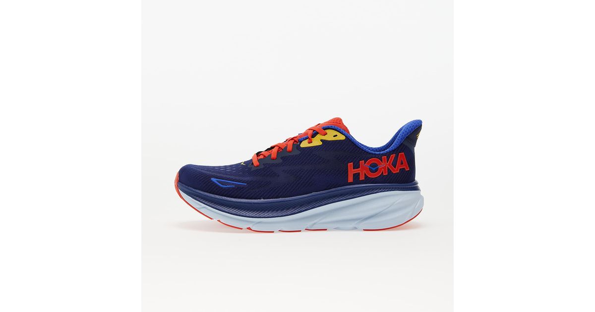 Hoka One One M Clifton 9 Bellwether Blue/ Dazzling Blue for Men | Lyst