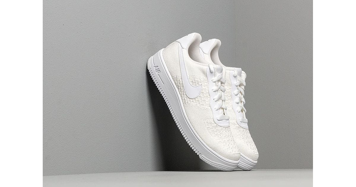 nike air force one flyknit 2.0 white