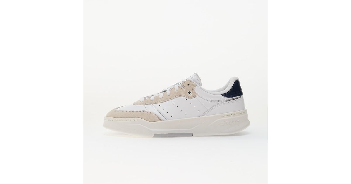 adidas gazelle silver green womens ADIDAS Size 10 White Cream Textured Leather Perforated Supercourt RX S   Sui Generis Designer Consignment