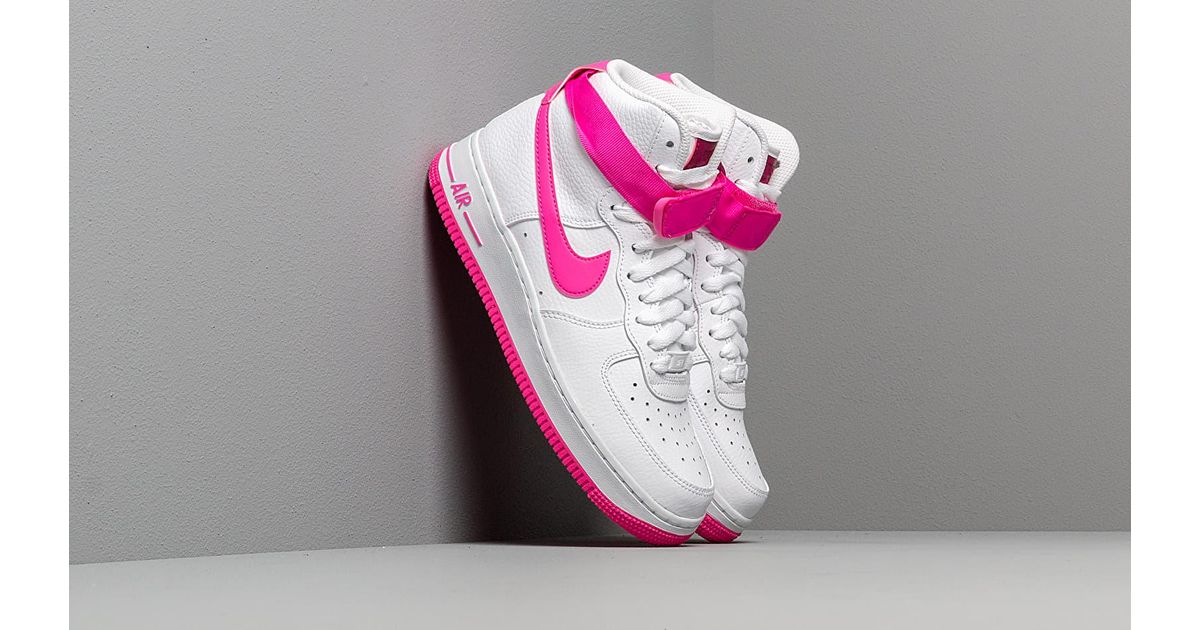 entonces intencional cicatriz Nike Wmns Air Force 1 High Basketball Shoes in White | Lyst