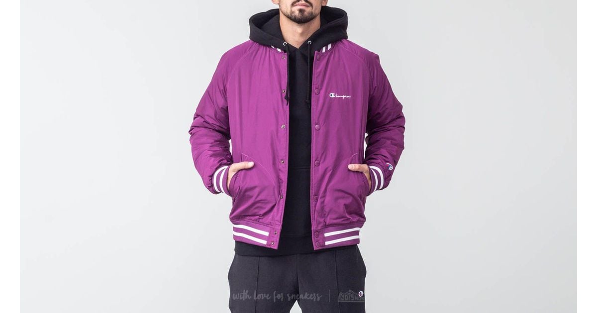 champion purple jacket
