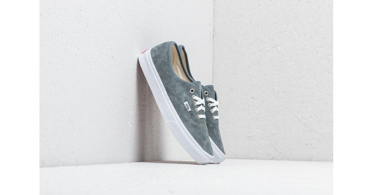 Vans Canvas Authentic (pig Suede) Stormy Weather/ True White for Men - Lyst