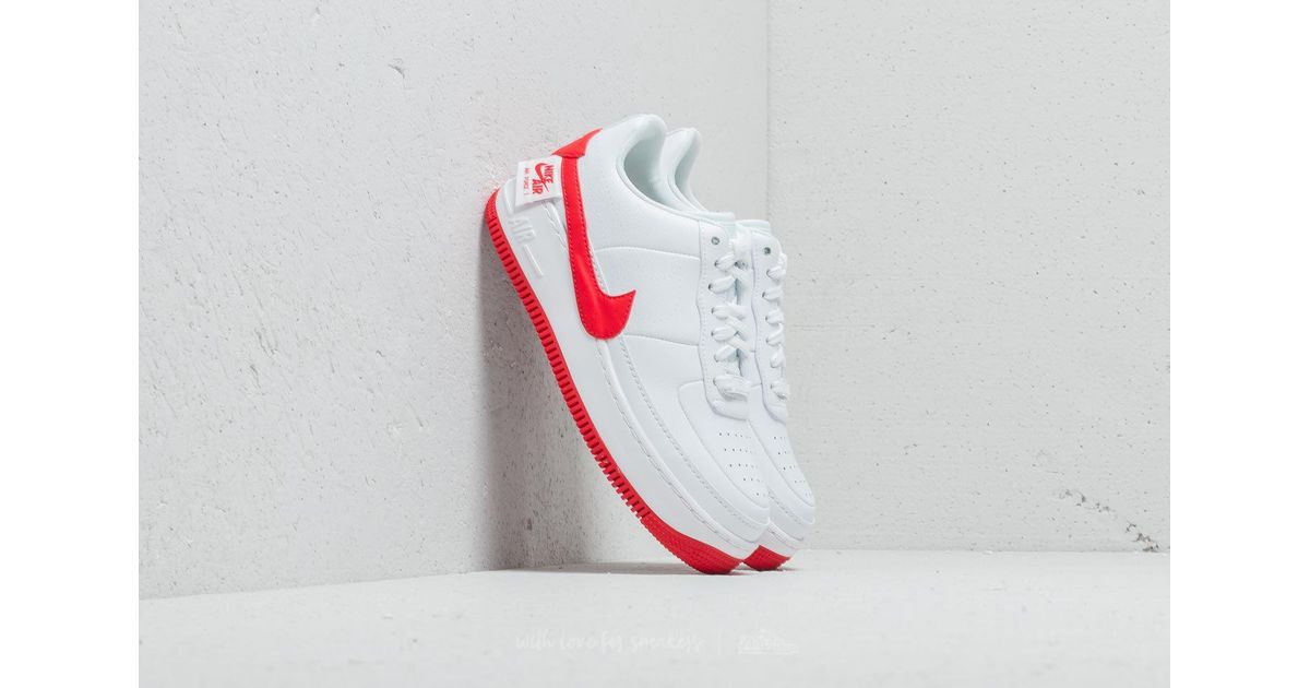 Nike Leather Air Force 1 Jester Xx Wmns White/ University Red | Lyst