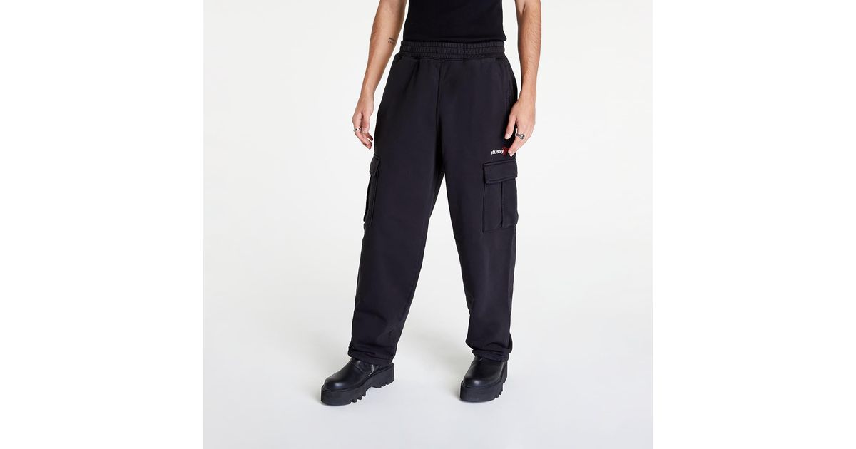 Stussy Sport Cargo Fleece Pant Black in Blue for Men | Lyst